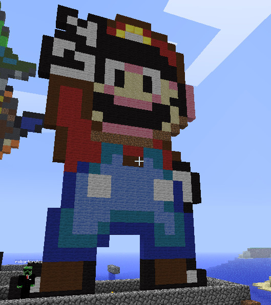 Minecraft Mario Statue By Myvideogameworld On Deviantart Minecraft Mario Statue By Myvideogameworld On Deviantart