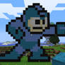 Minecraft Mega Man Statue