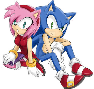 Amy and Sonic by Forever-Yours-Angel on DeviantArt