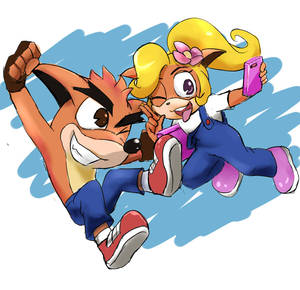 Crash and Coco Bandicoot