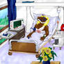 BlackWarGreymon in Hospital