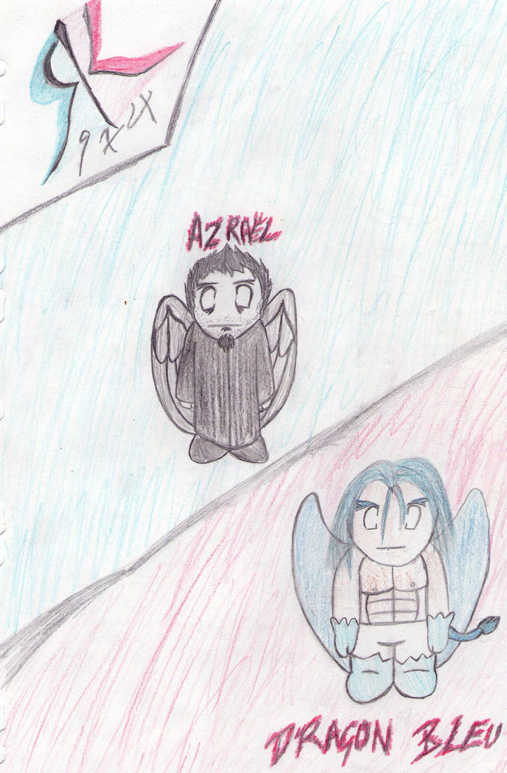 chibi Azrael+chibi blue dragon by rioken974 on DeviantArt