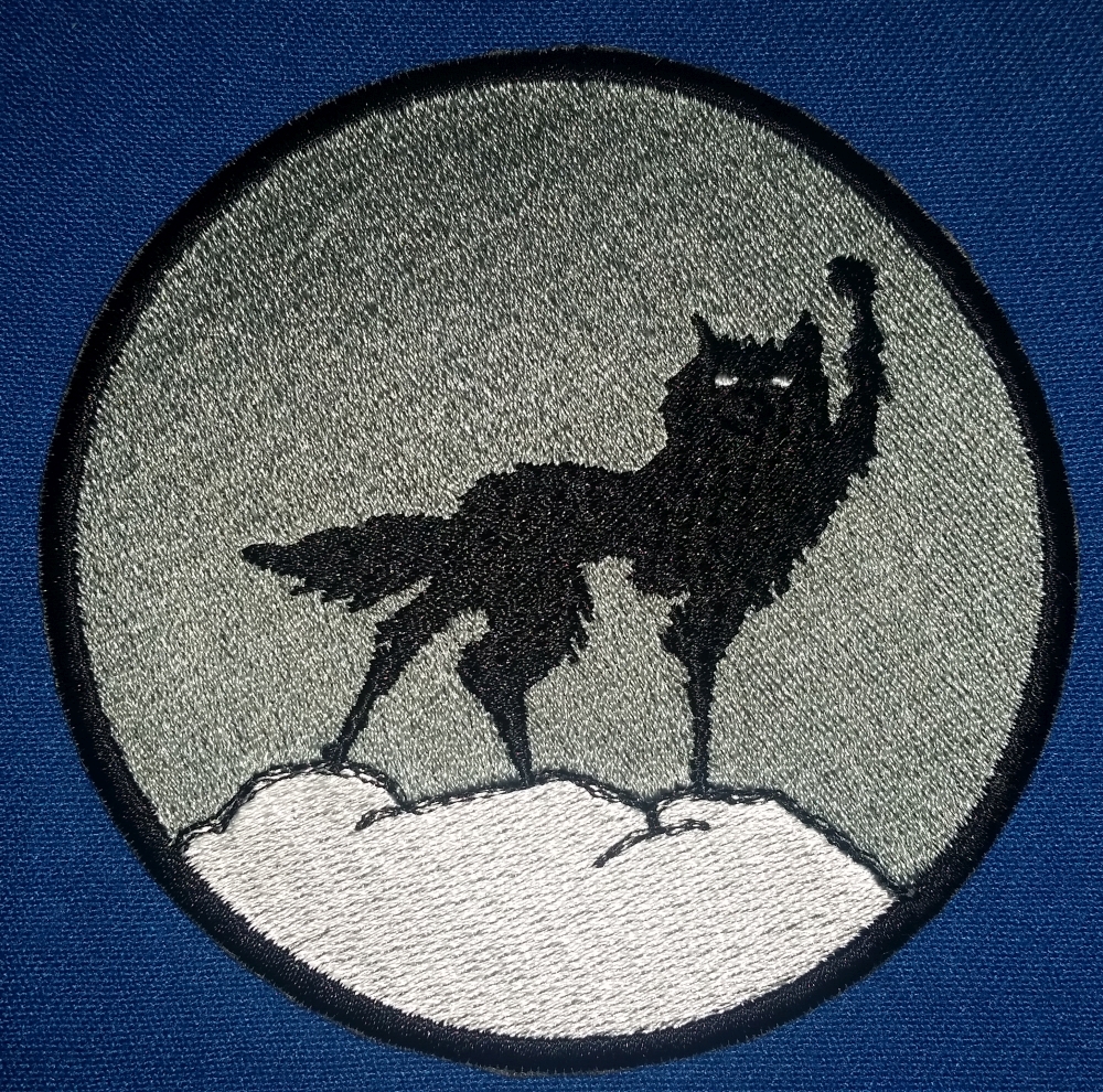 Wolf Embroidered Patch (Fantastic Mr. Fox)