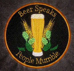 Beer Embroidered Patch