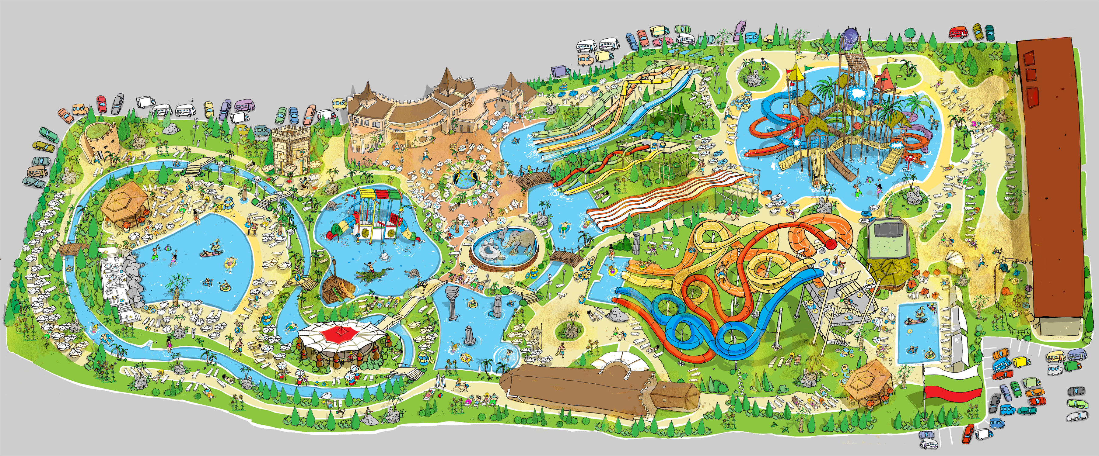aqua park map by granpasanta on DeviantArt