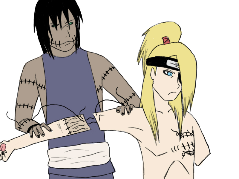 Kakuzu and Deidara