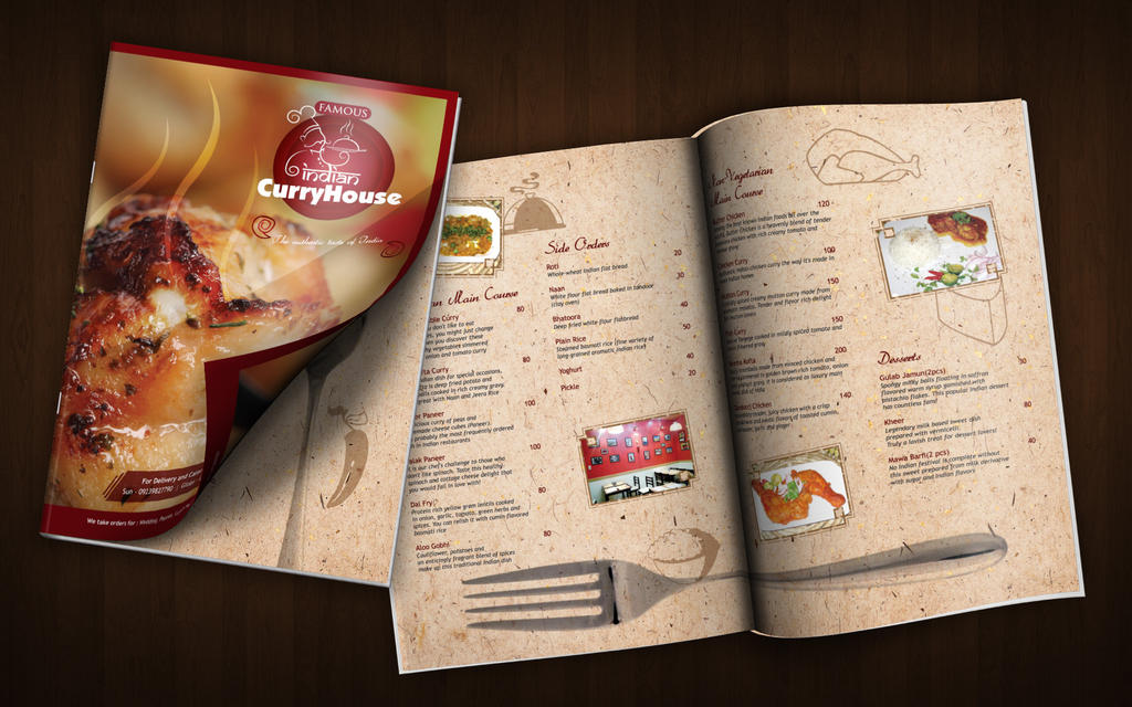 Menu Management Book Menu Book for a Restaurant by mbenzrajan on DeviantArt