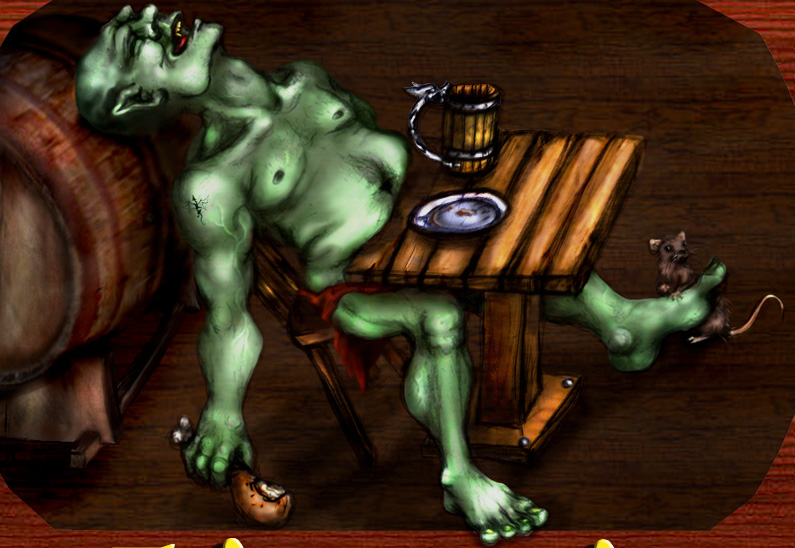 Orc's Belly Tavern - Close up