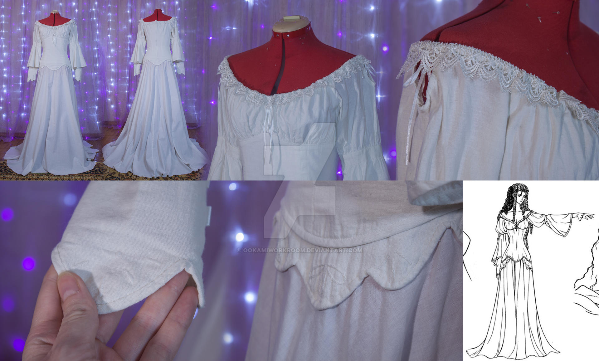 Elbou Cosplay dress - Vampire Hunter D - Charlotte Elbou by OokamiWorkroom on ...