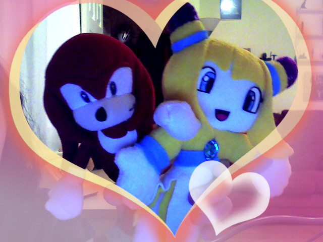 Knuckles and Lilly plushies