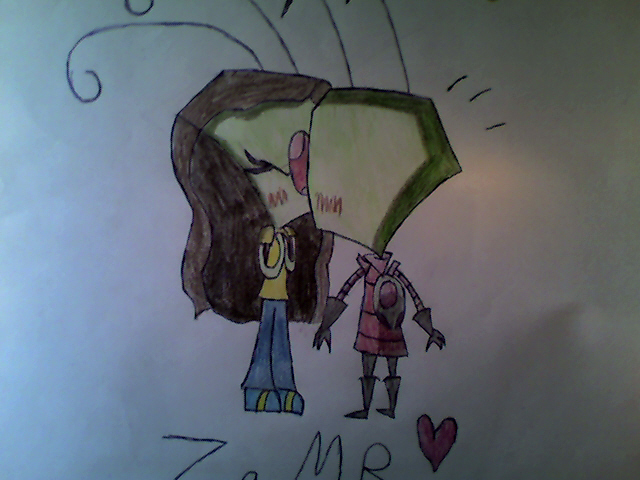 Zim And Meg.....KISSING?!?!