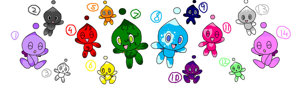 Rainbow Chao Adopts :D CLOSED