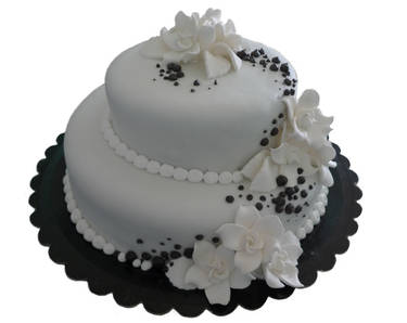 simple wedding cake