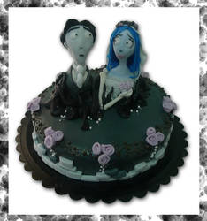 Corpse bride cake