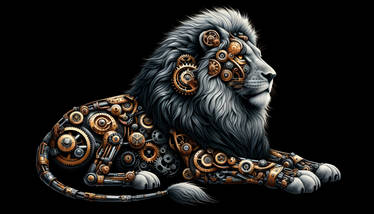 The Sovereign of Cogs: A Steampunk Lion