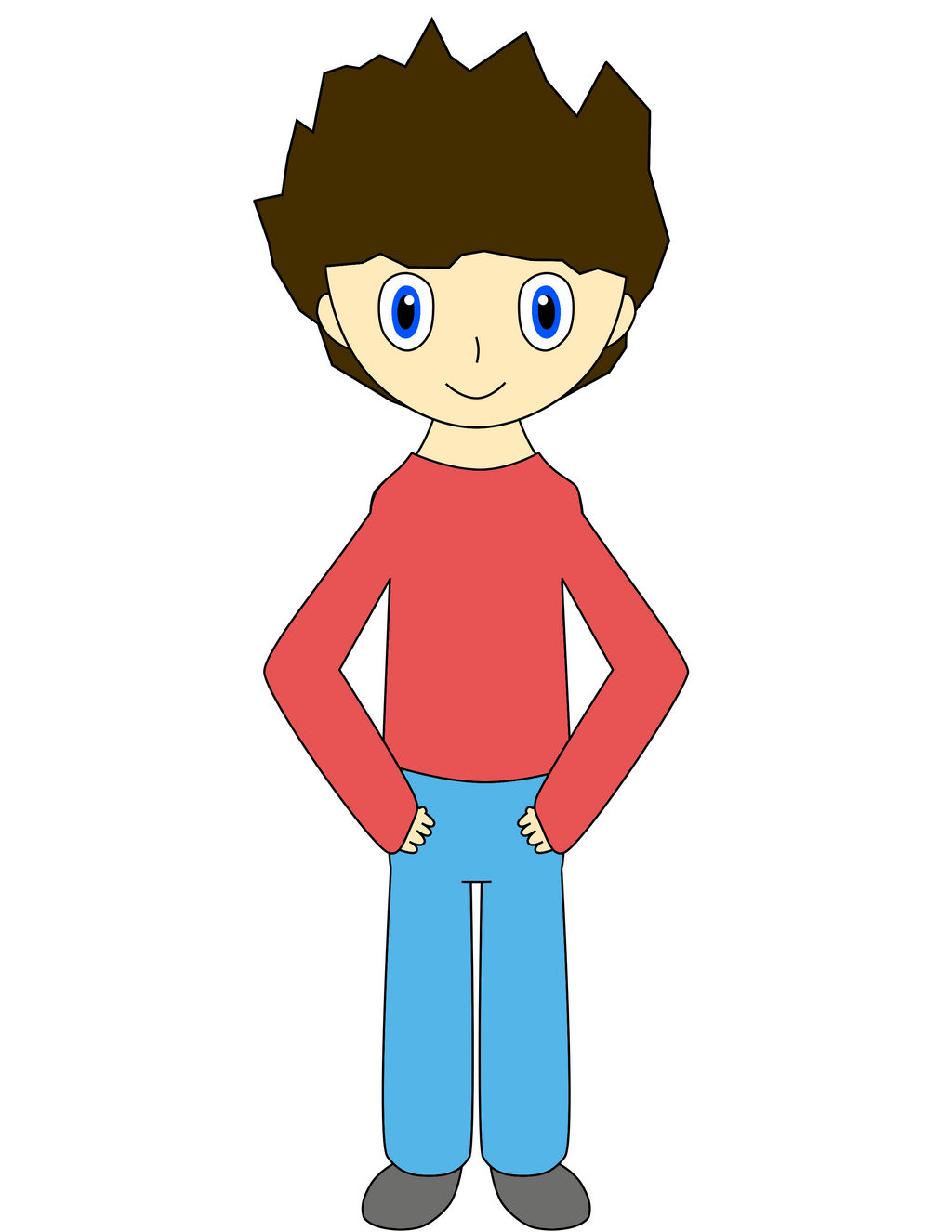 Microsoft Sam's new 2D design! by AceOfSpadesProduc100 on DeviantArt