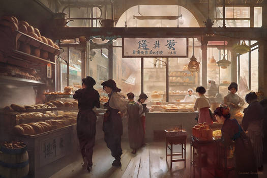 Bakery in the Old Shanghai