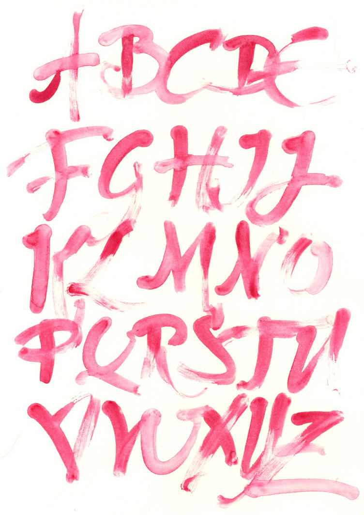 Finger Paint Alphabet at Charles Boucher blog