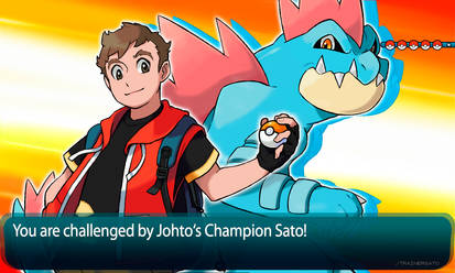 VS Johto's Champion Sato!