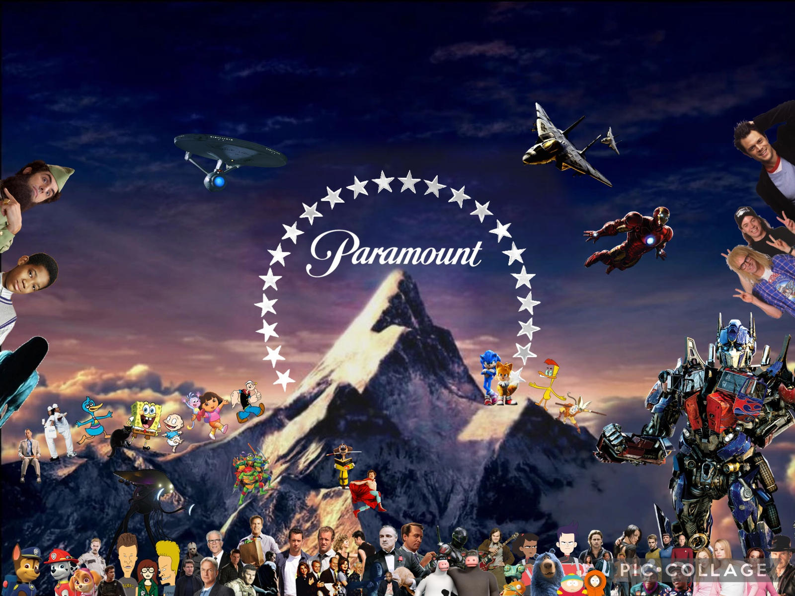 Paramount Animation Characters Paramount logo with characters by MyEditionJustin1994 on DeviantArt