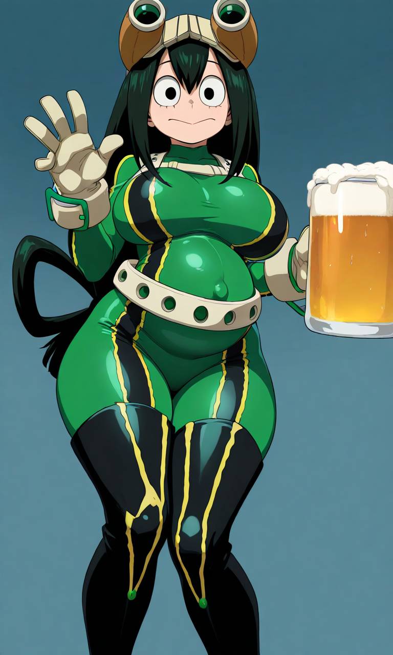 Body Inflation Mha Tsuyu asui IA inflation 3 by fgfgvcgdggdyf on DeviantArt