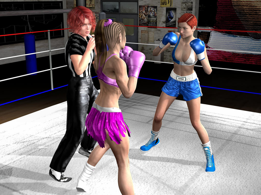 Jenny Wu vs Terrie Stone 01 by bx2000b