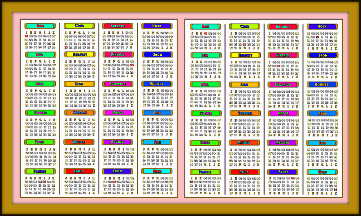 Martian Permanent Calendar.png by frenchfriar on DeviantArt Calendrier Martien
