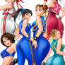 Street Fighter and Tekken Girls