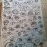Full page of eyes