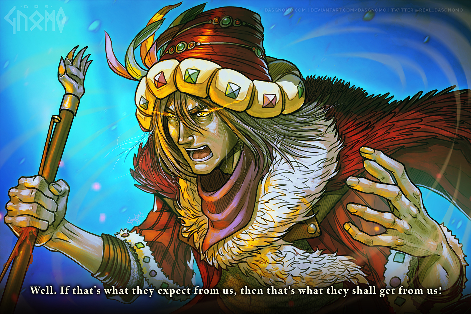 Kale - Elden Ring - Chaos Ending by DasGnomo on DeviantArt