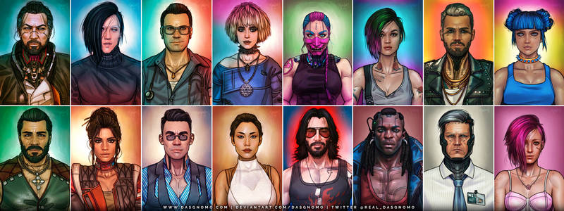 Cyberpunk 2077 - Portraits - Final Compilation