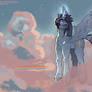 Blue thunder in the sky
