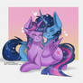 Twilight sparkle x blue thunder pregnancy 1