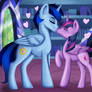 Blue thunder x twilight sparkle kiss