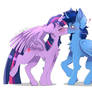 Twilight kissing blue on the lips