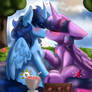 Twilight sparkle x blue thunder picnic