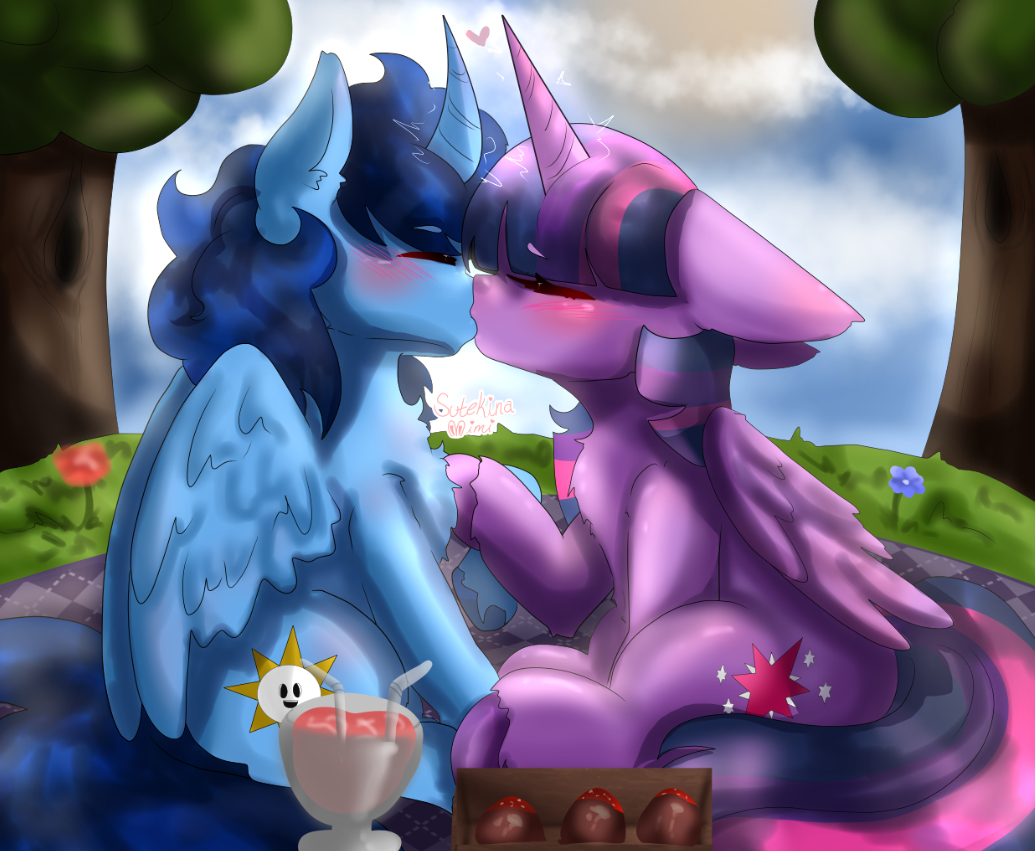 Twilight sparkle x blue thunder picnic