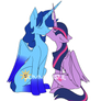 Twilight x blue loving couple