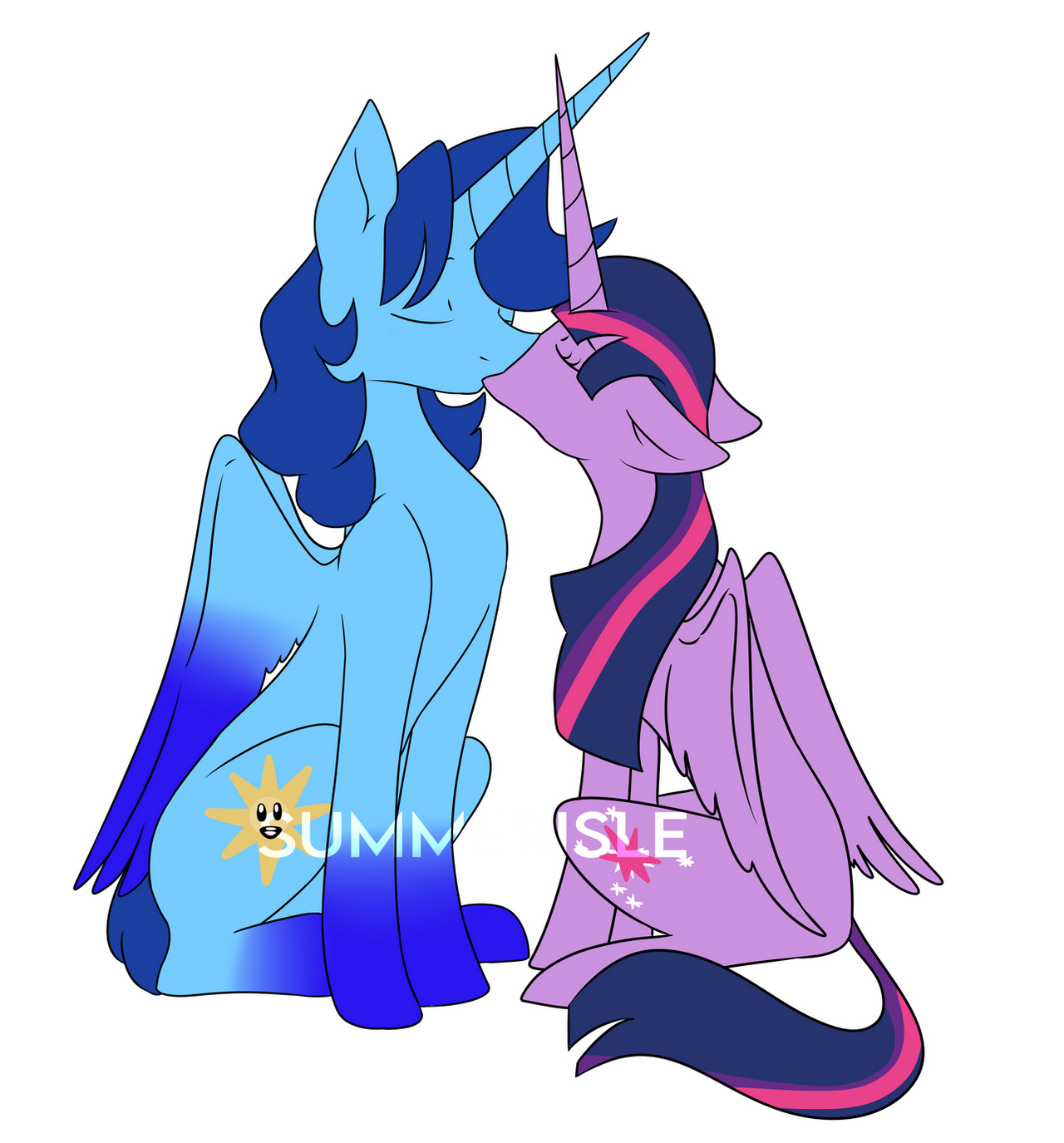 Twilight x blue loving couple