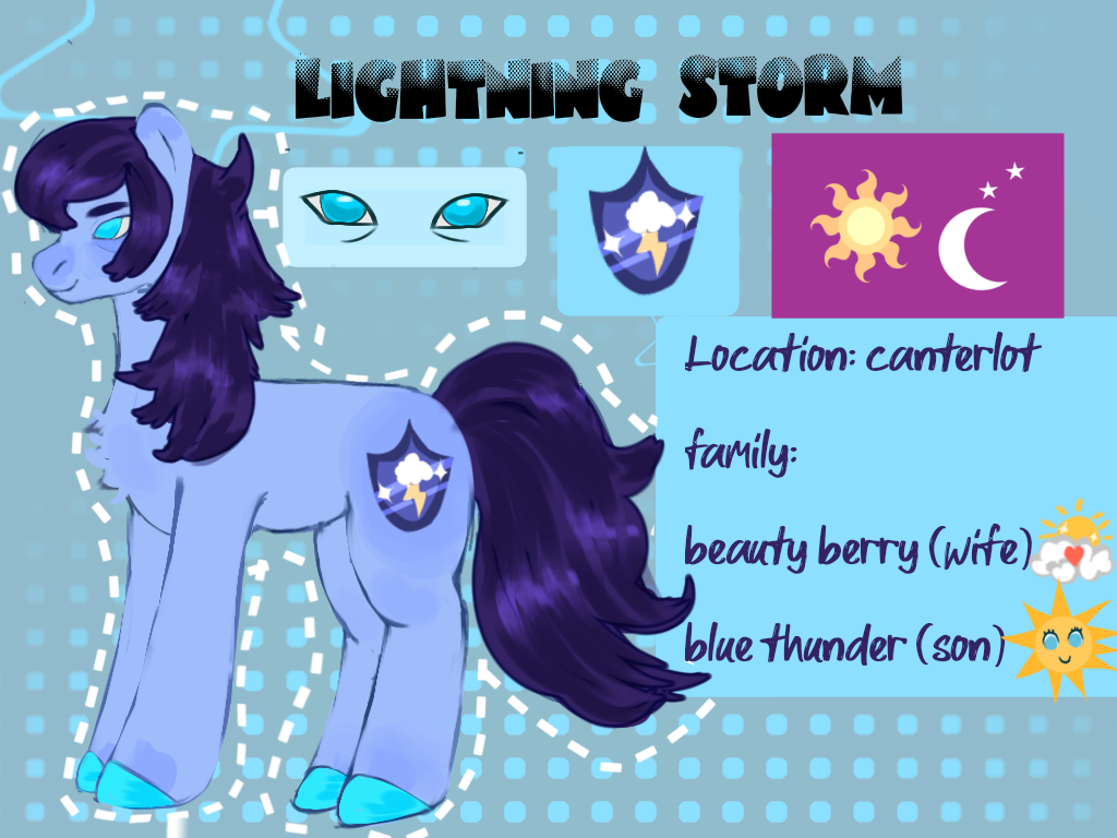 Lightning storm reference sheet by CanonBlueThunder on DeviantArt
