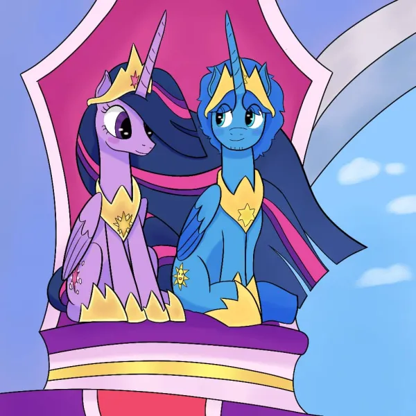 Mlp Ruler Twilight Plot Twilight and blue grown up rulers by CanonBlueThunder on DeviantArt