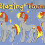 Blazing Thunder reference sheet.
