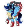 Blue lucario fusion