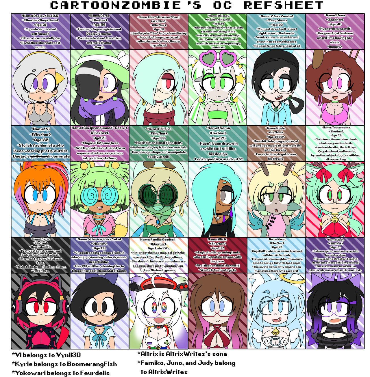 Oc Reference Background OC Reference Sheet by Z-62 on DeviantArt