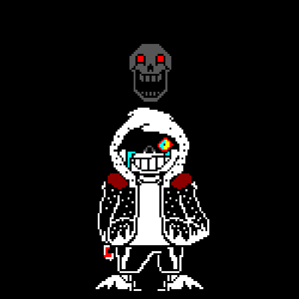 Pixilart - Dust sans fight by TeaboxGremlinVA