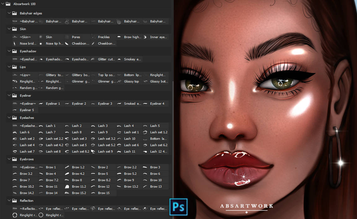 photoshop brush pack 100 brushes