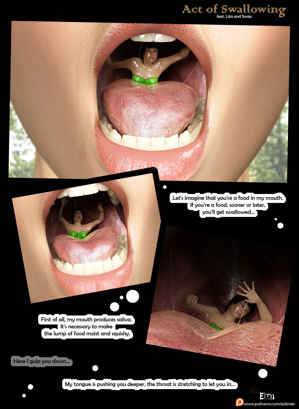 Act Of Swallowing *Comic Page 1/2*