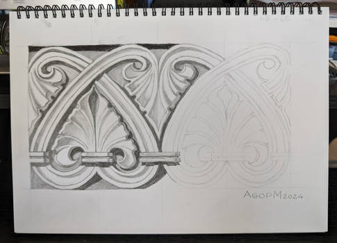 Pencil drawing - Ornament 