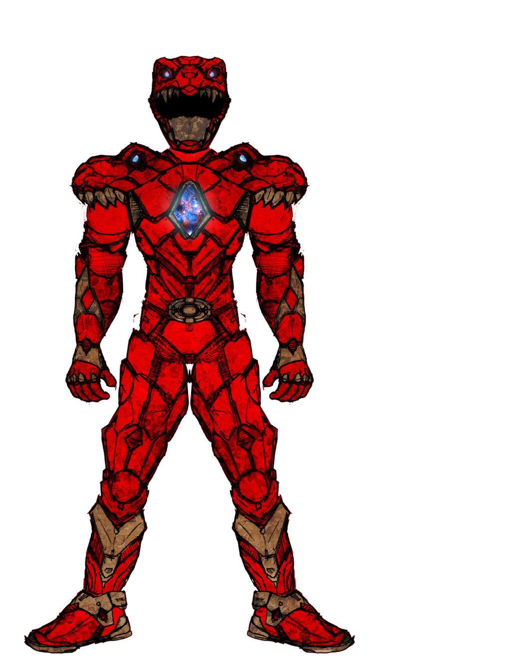 Upgraded Red Ranger Red Ranger Prototipo by DarkishSaintEric on DeviantArt