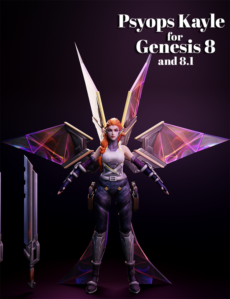 Psyops Kayle for Genesis 8 and 8.1 Female by CCAnimePort on DeviantArt